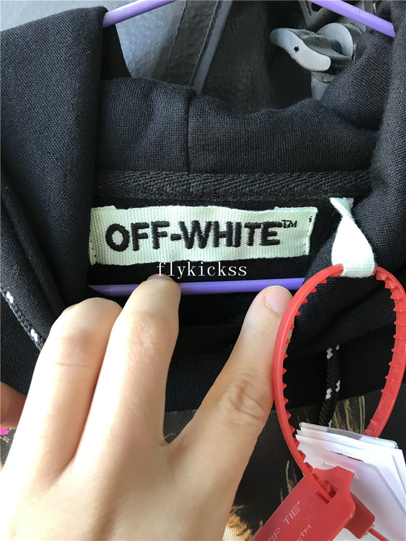 Off White OW Black Hoodie